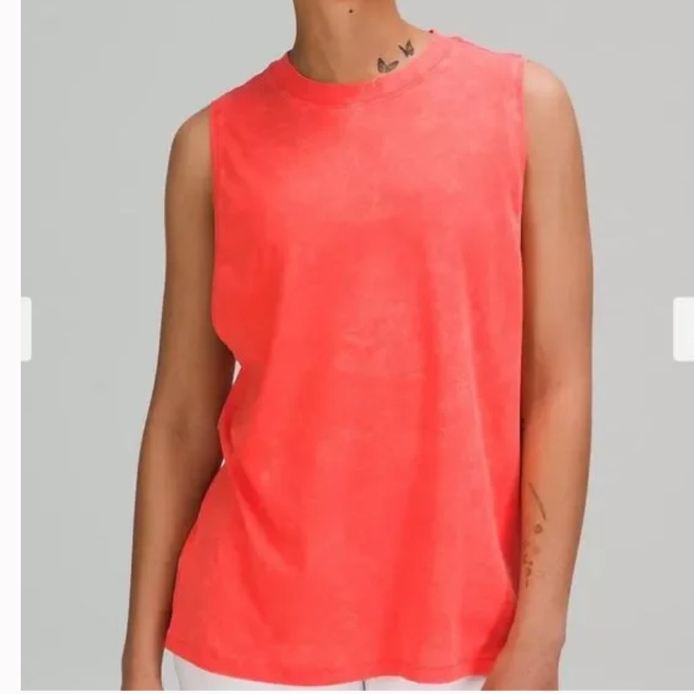 LULULEMON All Yours Tank Size 6 - Coral Cloud